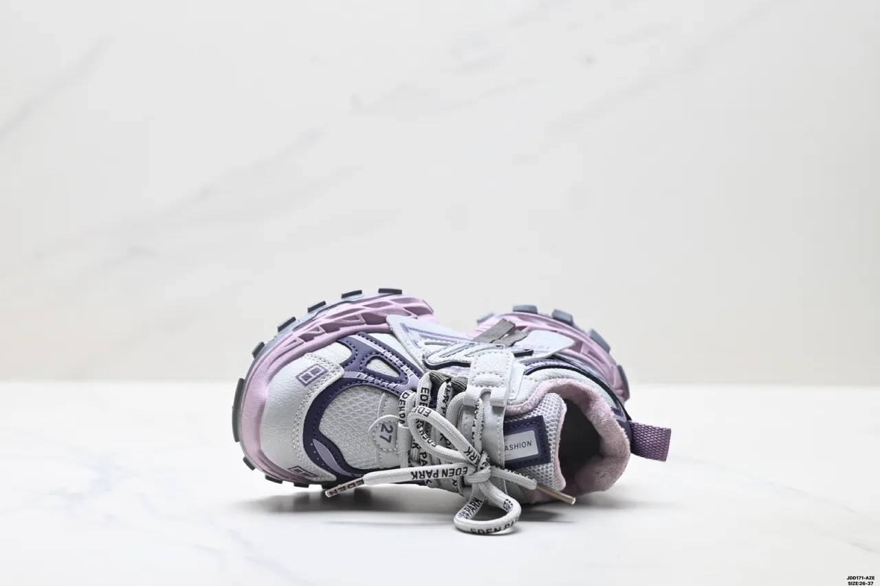 White Green Oversized Sole Mesh And Synthetic Overlay Construction Chunky Sneakers 5