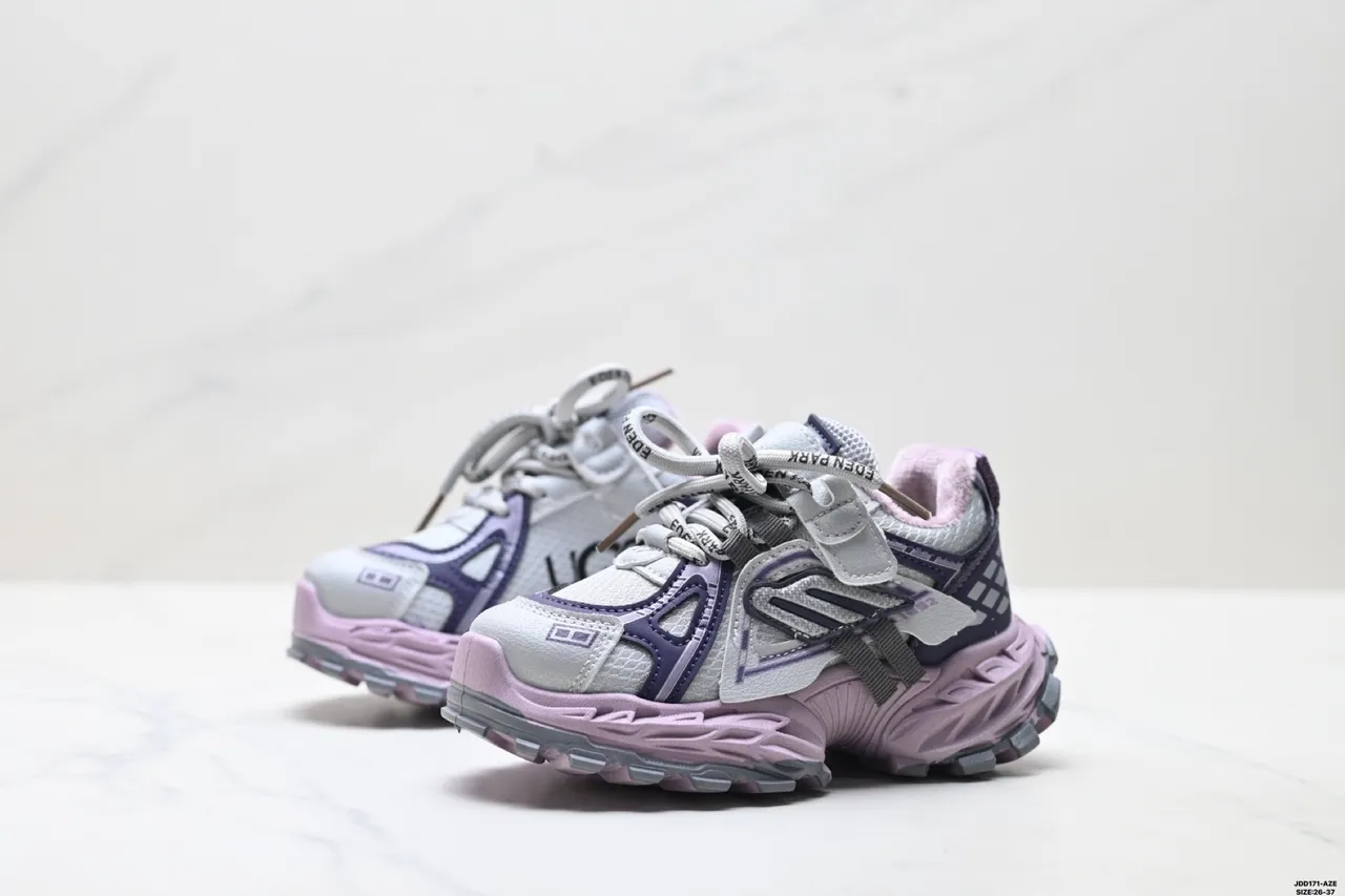 White Green Oversized Sole Mesh And Synthetic Overlay Construction Chunky Sneakers 6
