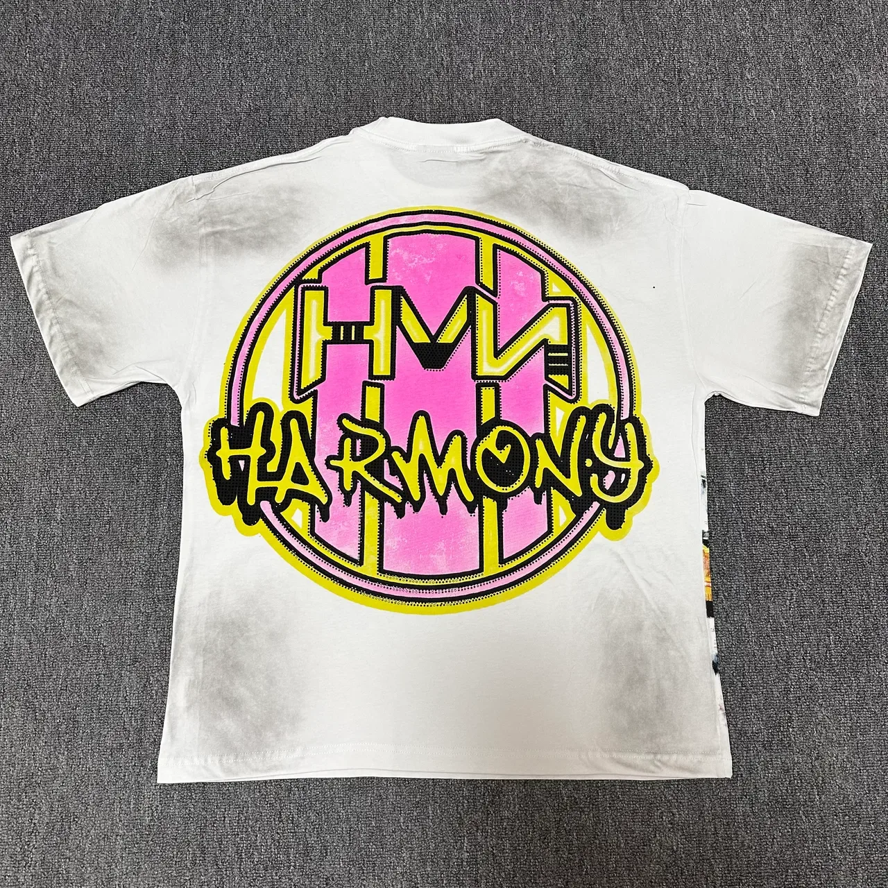White Multicolor Carnival Ferris Wheel Graphic Print T-Shirt 2