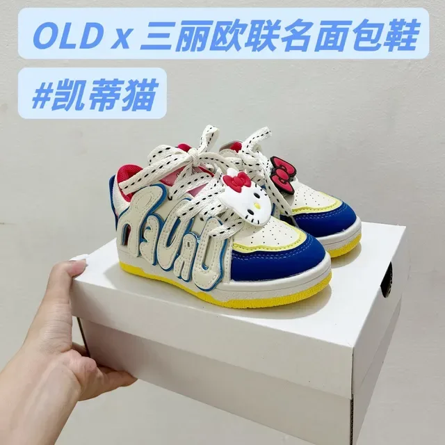 White Navy Low-Top Decorative Script Overlay Sneakers 2