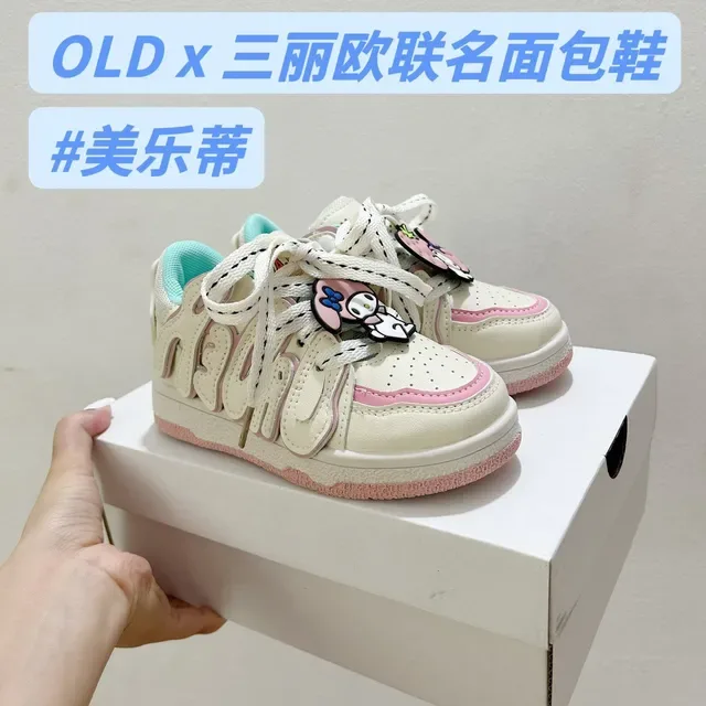 White Navy Low-Top Decorative Script Overlay Sneakers 3