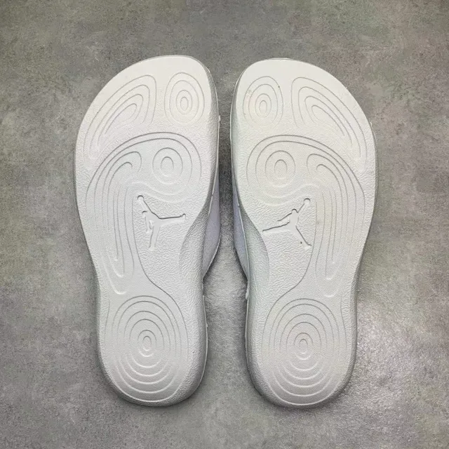 White Single-Strap Velcro Slide Slipper 2