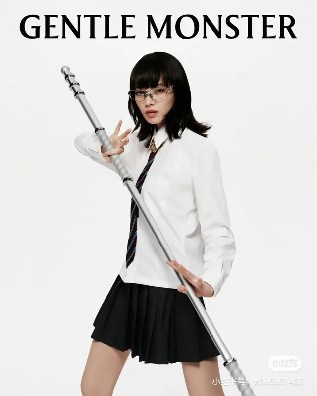 Gentle Monster Angular Metal Frame Optical Glasses 3