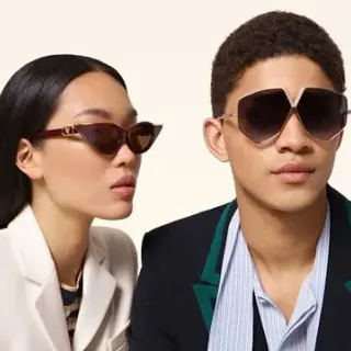 Gentle Monster Cat-Eye and Geometric Shield Sunglasses
