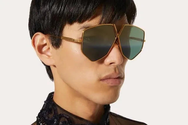 Gentle Monster Cat-Eye and Geometric Shield Sunglasses 6