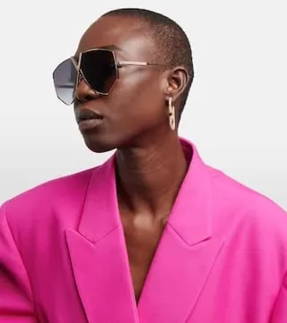 Gentle Monster Cat-Eye and Geometric Shield Sunglasses 8