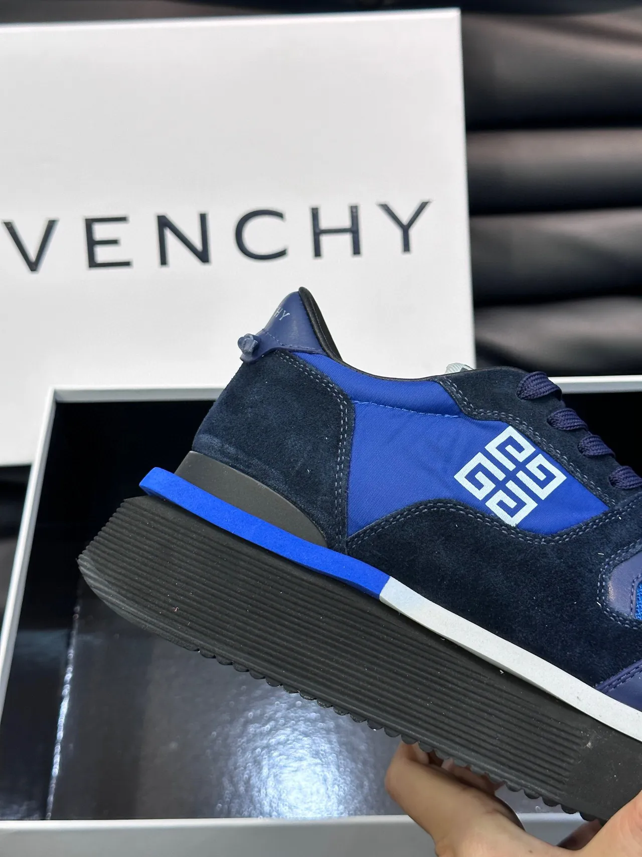 Givenchy City Sport Blue and Navy Lifestyle Sneakers 6