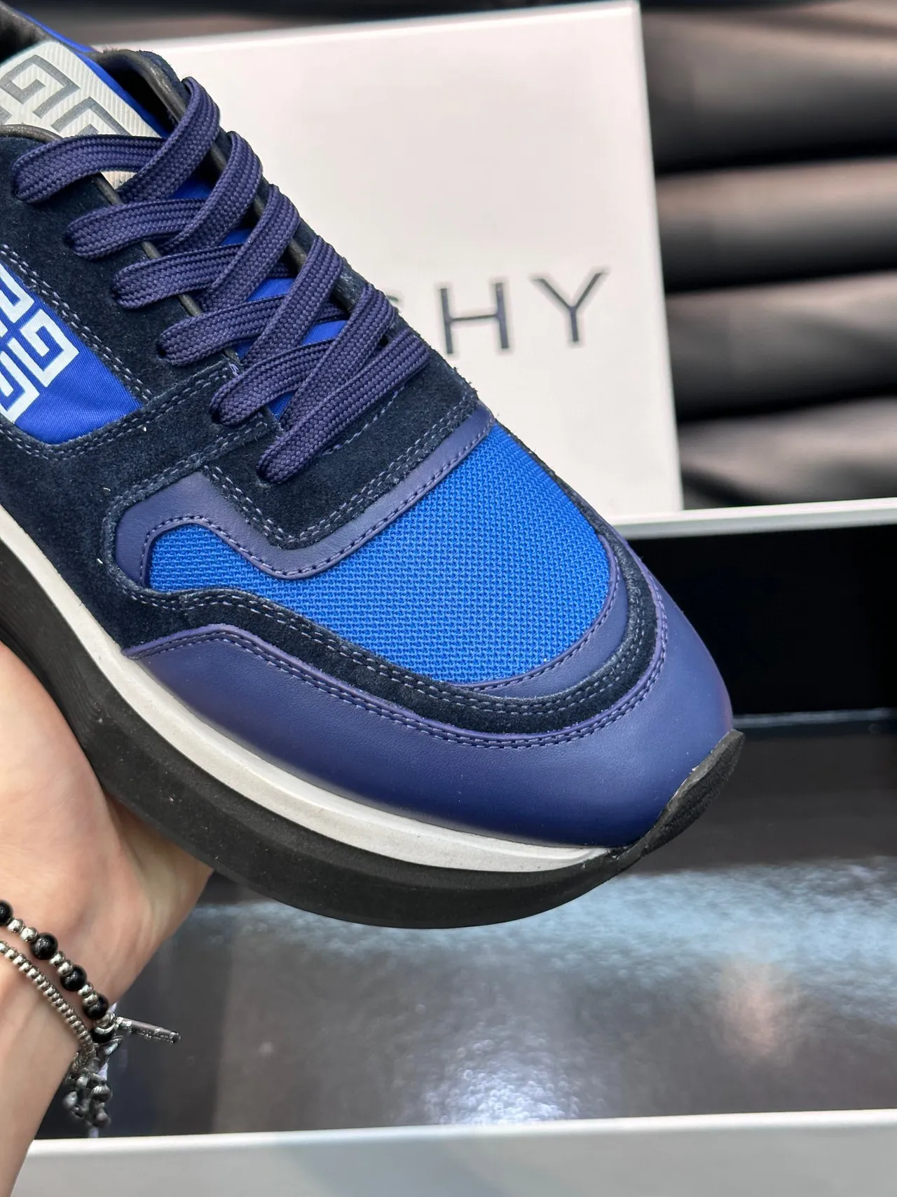 Givenchy City Sport Blue and Navy Lifestyle Sneakers 7