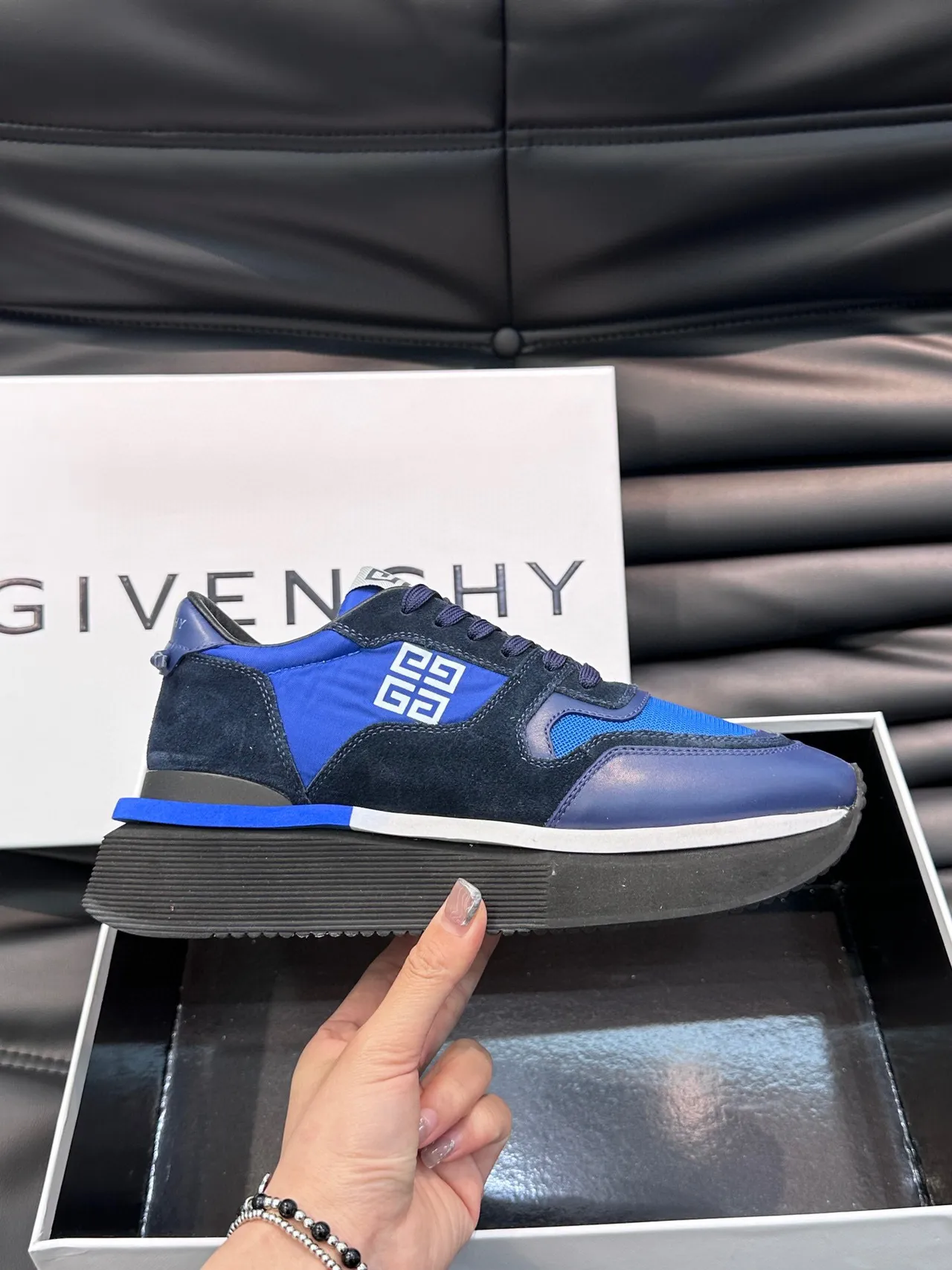 Givenchy City Sport Blue and Navy Lifestyle Sneakers 9