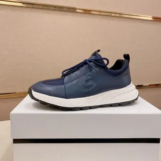 Givenchy City Sport Navy Blue Leather Lifestyle Sneakers