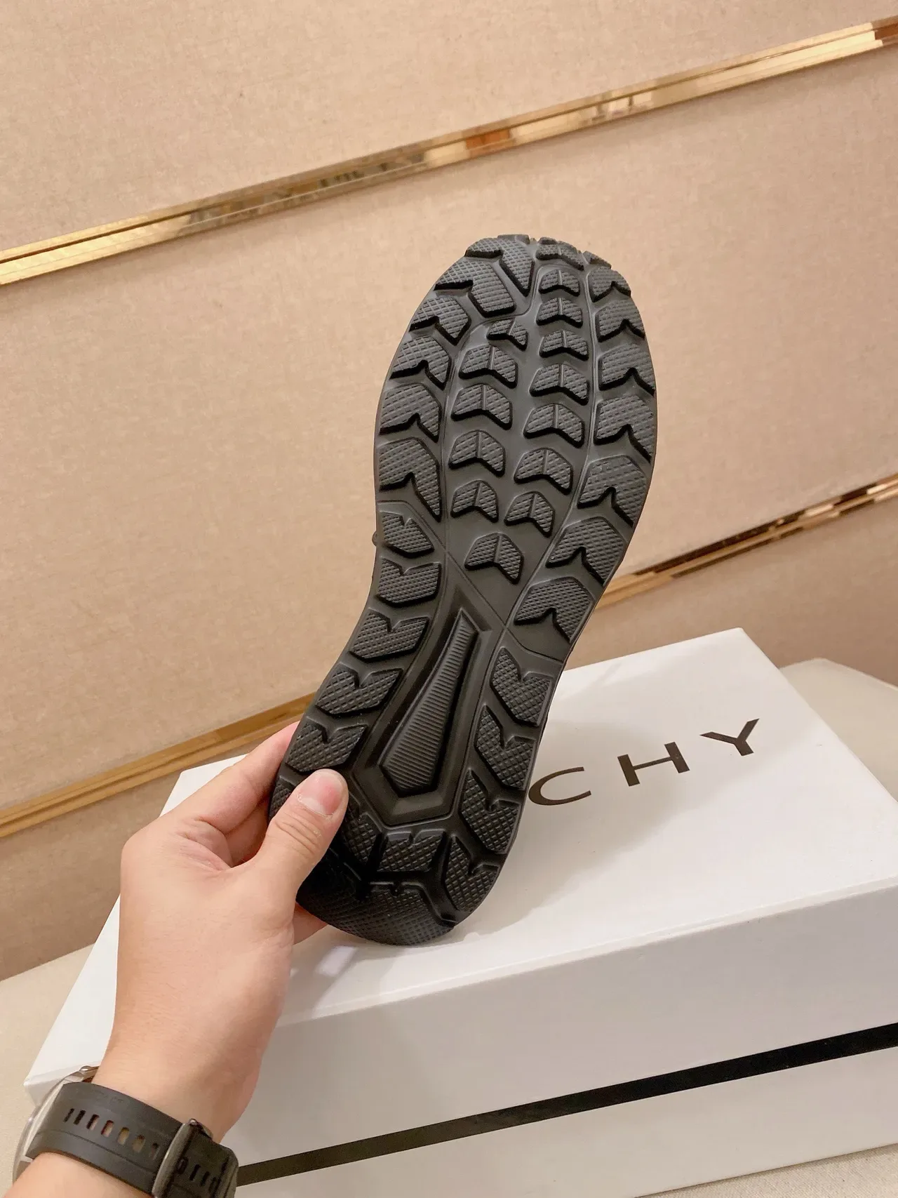 Givenchy City Sport sneakers lifestyle en cuir bleu marine 8