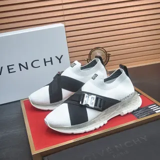 Givenchy Spectre White and Black Strap Lifestyle Sneakers