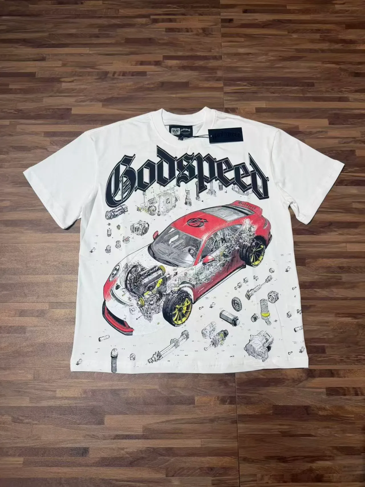 Godspeed Graphic Print Oversized T-Shirt 2