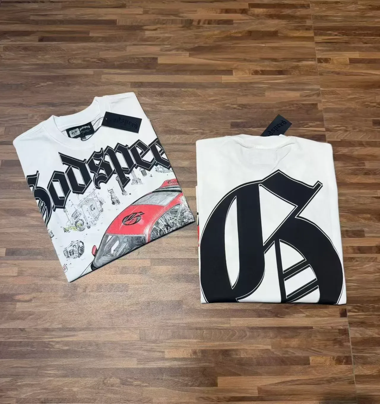 Godspeed Graphic Print Oversized T-Shirt 4