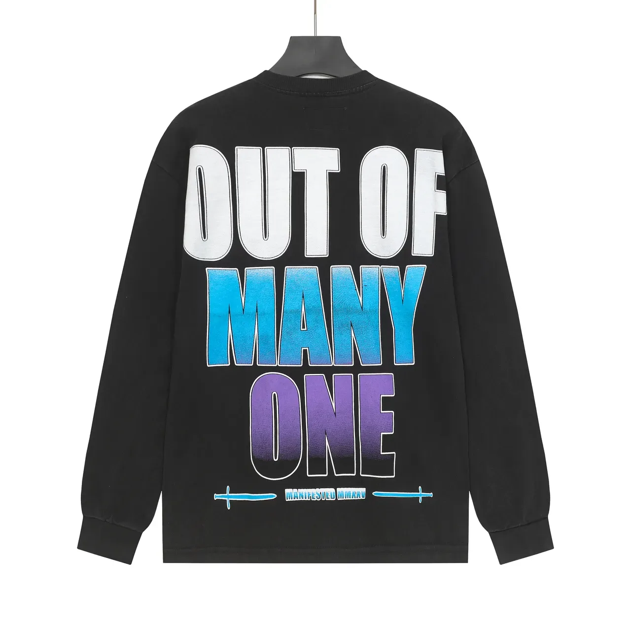 Godspeed Out of Many One Graphic Long-Sleeve T-Shirt 3