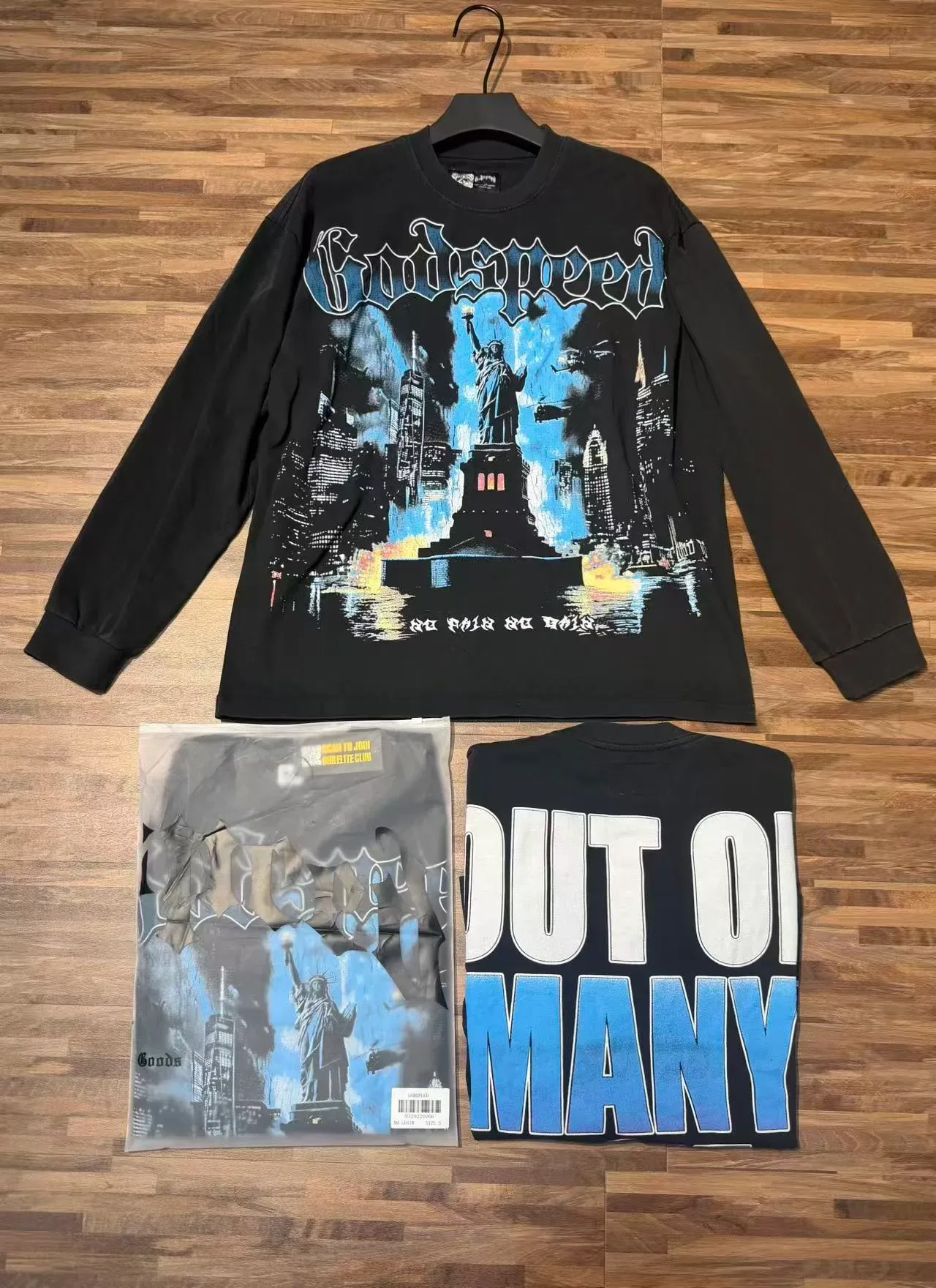 Godspeed Out of Many One Graphic Long-Sleeve T-Shirt 4