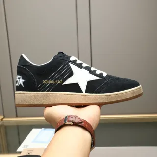 Golden Goose Ball Star Black Suede White Star Lifestyle Sneakers