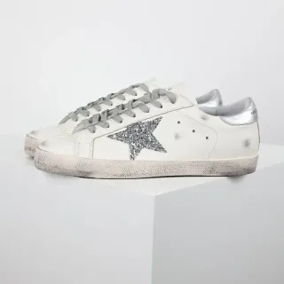 Golden Goose Superstar Off-White Glitter Star 生活方式运动鞋