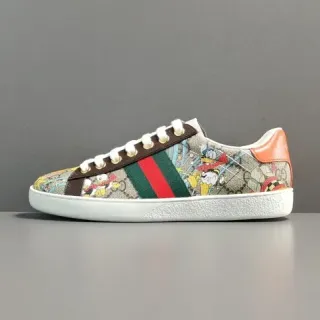 Gucci Ace Disney Print Beige Lifestyle Sneakers
