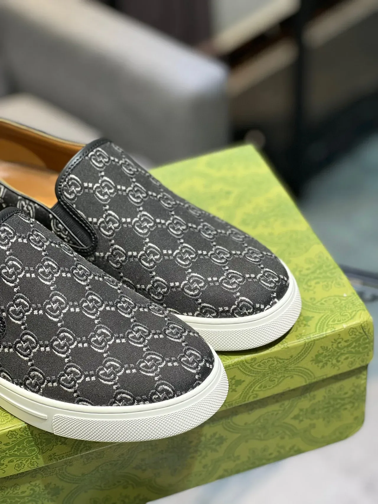 حذاء رياضي Gucci Ace GG Monogram Slip-On Lifestyle 3