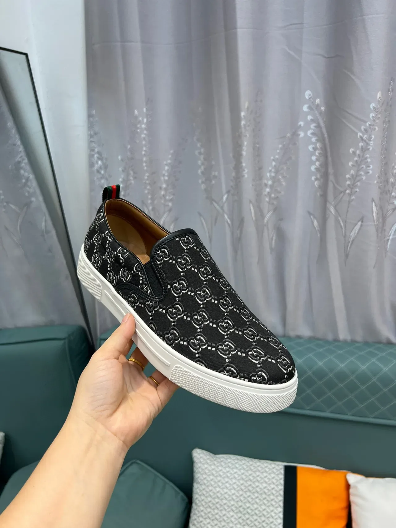 حذاء رياضي Gucci Ace GG Monogram Slip-On Lifestyle 7