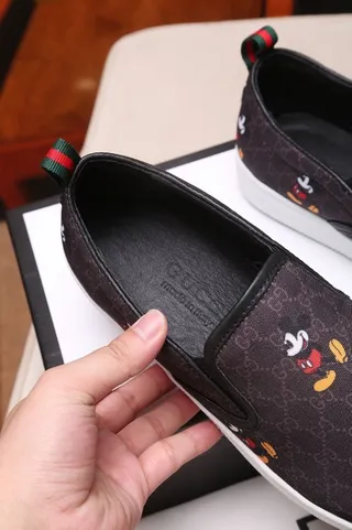 Gucci Ace Mickey Mouse GG Monogram Slip-On Loafers 2