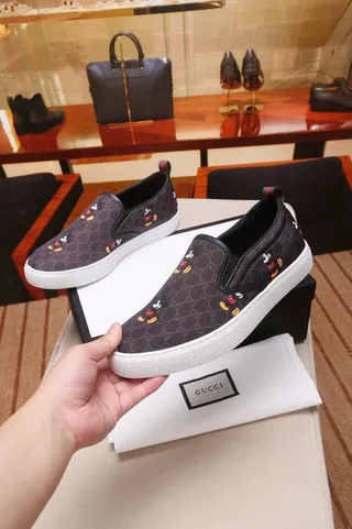 Gucci Ace Mickey Mouse GG Monogram Slip-On Loafers 4