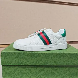 Gucci Ace White Green Red Web Stripe Lifestyle Sneakers