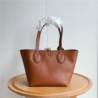 Gucci Beige Brown GG Monogram Canvas Leather Trim Tote Bag 17
