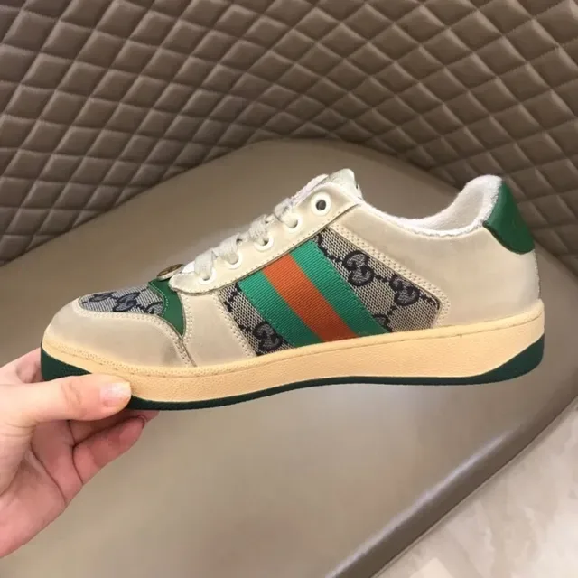Gucci Beige Multicolor Floral-Embroidered GG Monogram Canvas Lifestyle Sneakers 5