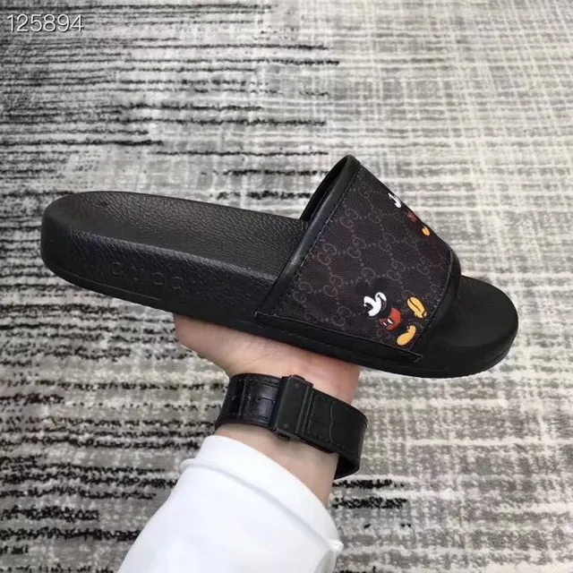 Gucci Disney Mickey Mouse GG Monogram Slipper 6