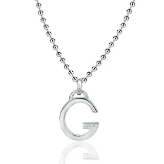 Gucci G-Logo قلادة سلسلة كرات بلون فضي