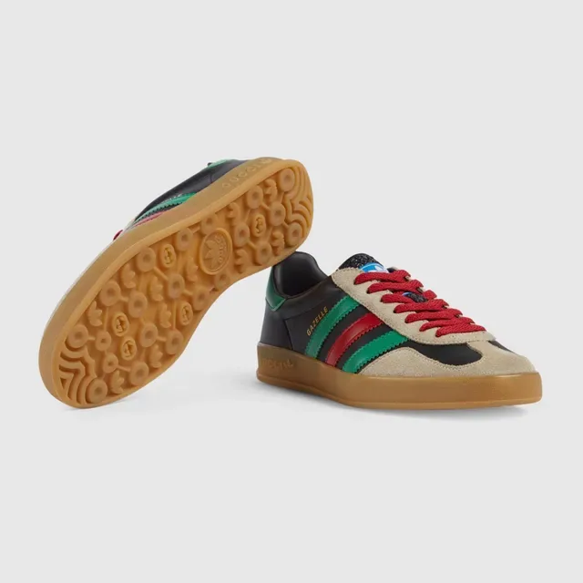 Gucci Gazelle Sneakers Lifestyle Noir Vert Rouge Beige 2