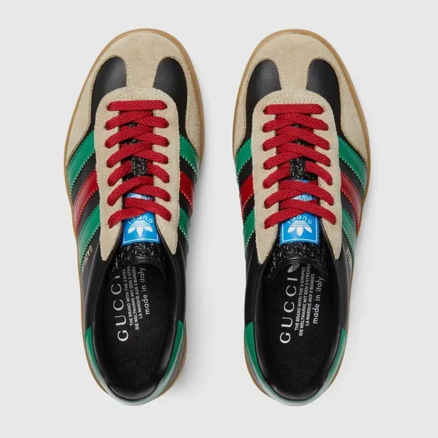 Gucci Gazelle Sneakers Lifestyle Noir Vert Rouge Beige 3