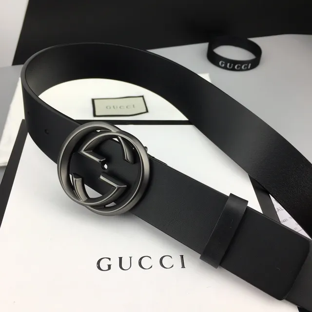 Gucci GG Marmont Black Leather Belt 9
