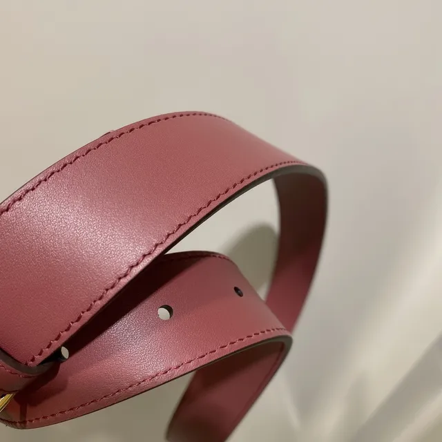 Gucci GG Marmont Ceinture en cuir bordeaux 2
