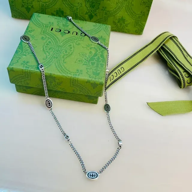 Gucci GG Marmont Oval Logo Curb Chain Bracelets 6