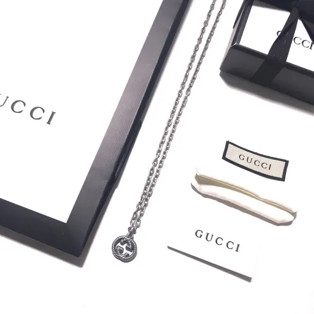 Gucci GG Marmont Twisted Rope Interlocking G Necklace 8