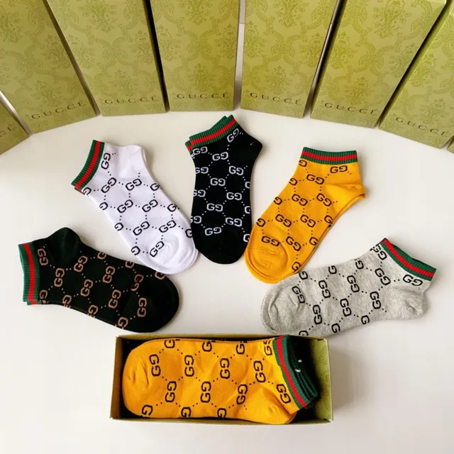 Gucci GG Monogram Multicolor Monogrammed Low-Cut Ankle Socks 9