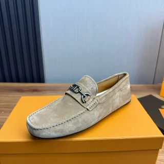 Gucci Horsebit 1955 Beige Suede Loafer