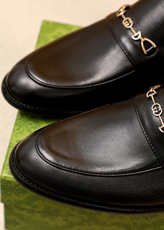 Gucci Horsebit 1955 Black Leather Horsebit Loafers 4