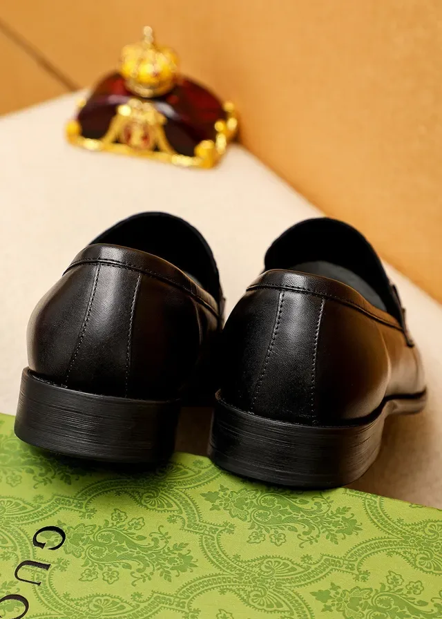 Gucci Horsebit 1955 Embossed GG Black Leather Loafers 4