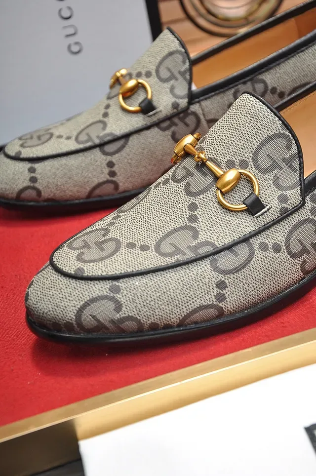 Gucci Horsebit 1955 GG Monogram Canvas Loafers 3