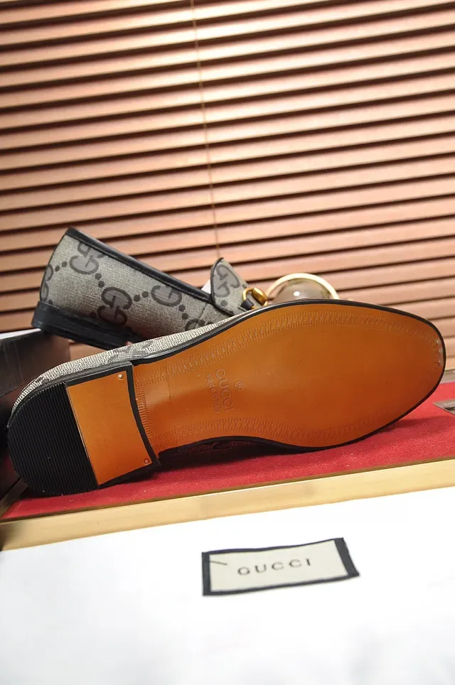 Gucci Horsebit 1955 GG Monogram Canvas Loafers 4