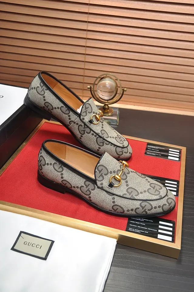 Gucci Horsebit 1955 GG Monogram Canvas Loafers 5