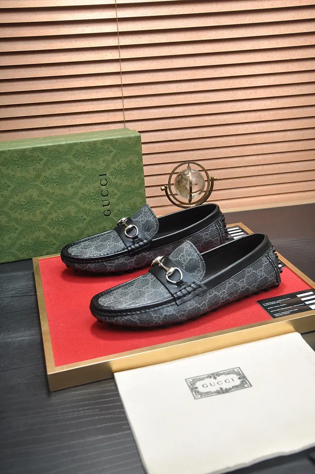 Gucci Horsebit 1955 GG Monogram Canvas Loafers 3