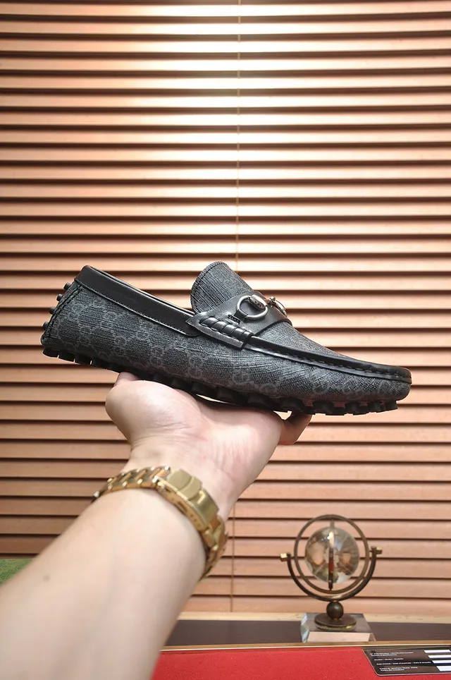 Gucci Horsebit 1955 GG Monogram Canvas Loafers 4