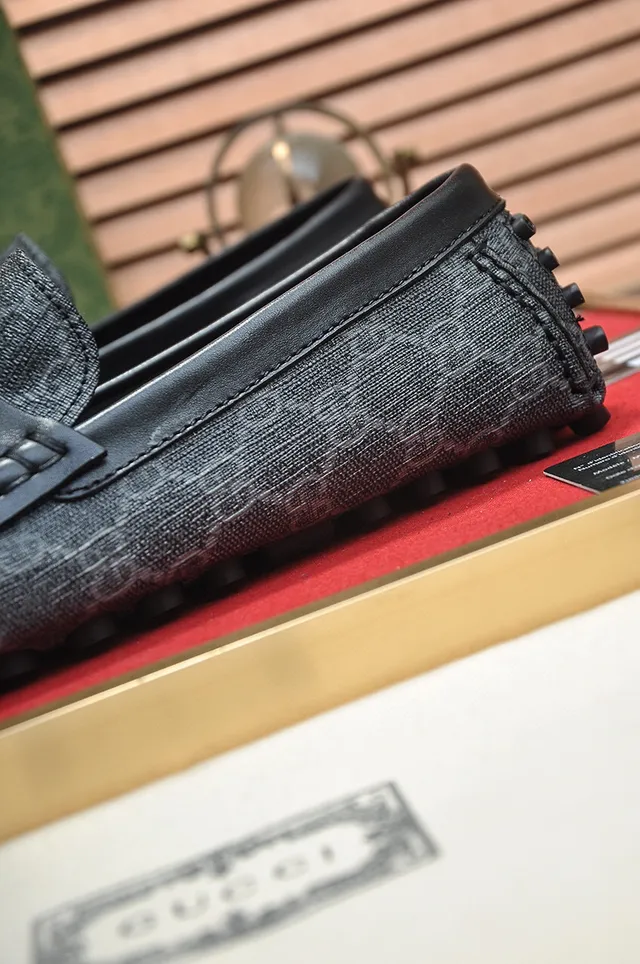 Gucci Horsebit 1955 GG Monogram Canvas Loafers 9