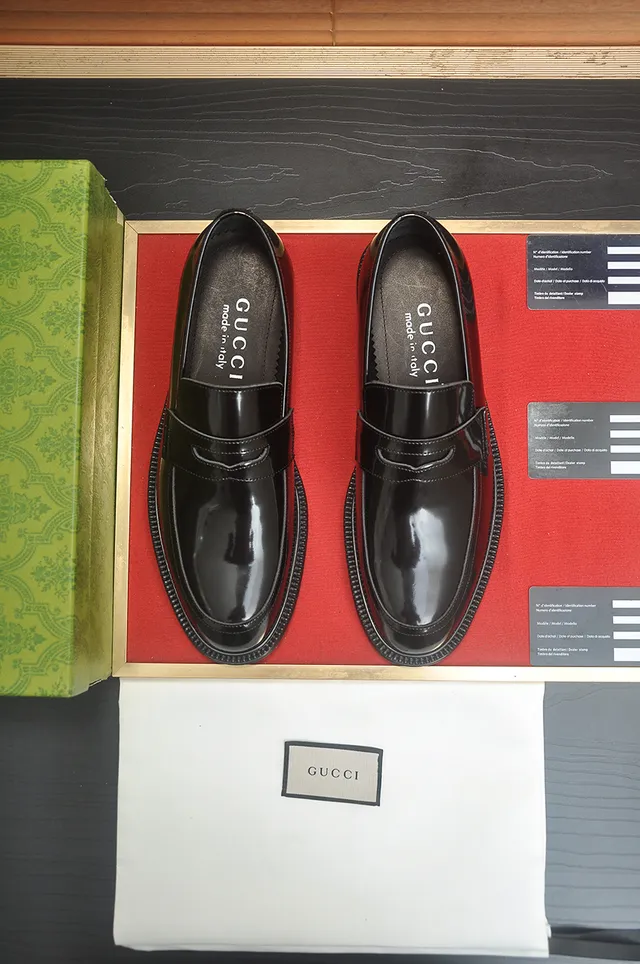 Gucci Horsebit 1955 Loafer Glossy Black Patent Leather Loafer 5