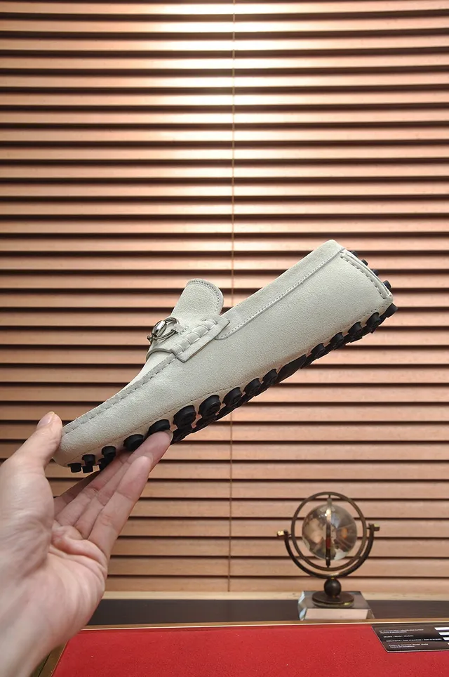 Gucci Horsebit 1955 Off-White mocassins de camurça 5